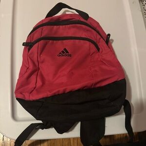 pink and black mini backpack